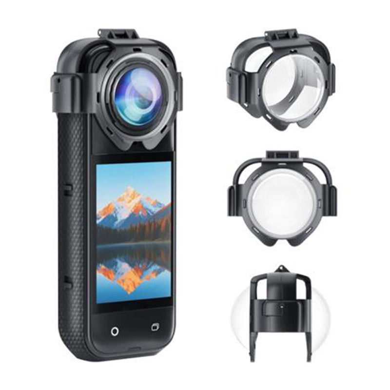 Puluz-objektivdæksler til Insta360 X5-kameraet (snap-on)