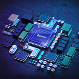 Baseus Tiny Star mini smart USB biloplader 30W Quick Charge 3.0 grå (VCHX-A0G)