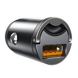 Baseus Tiny Star mini smart USB biloplader 30W Quick Charge 3.0 grå (VCHX-A0G)