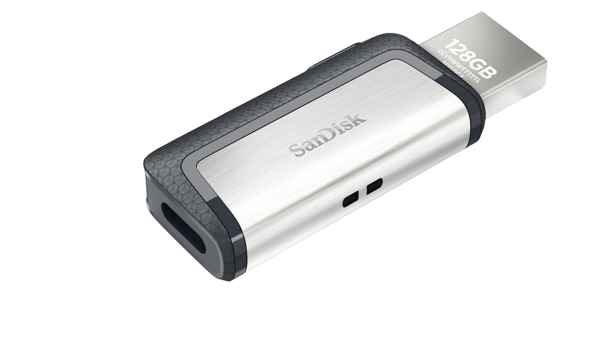 SanDisk Ultra Dual 128GB USB 3.1 / USB-C USB stick Grå