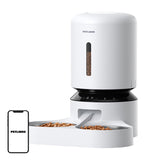 Petlibro Granary madspenser med dobbelt skål, Wifi, 5L (hvid)