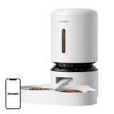 Petlibro Granary-kamerafoderdispenser med dobbelt skål, 5L (hvid)