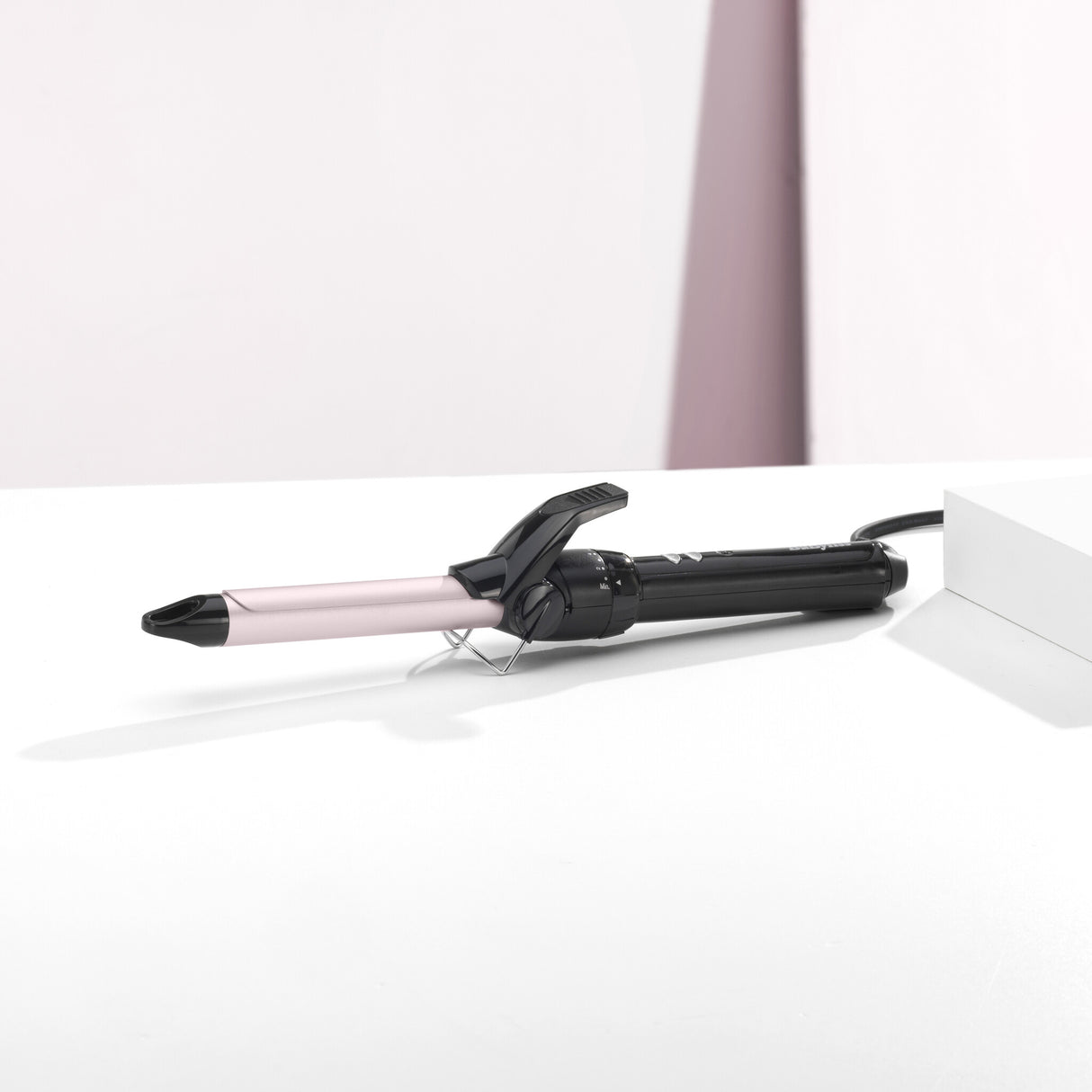 BaByliss Pro 180 19mm Krøllejern Varm Sort, Lyserød 1,8 m