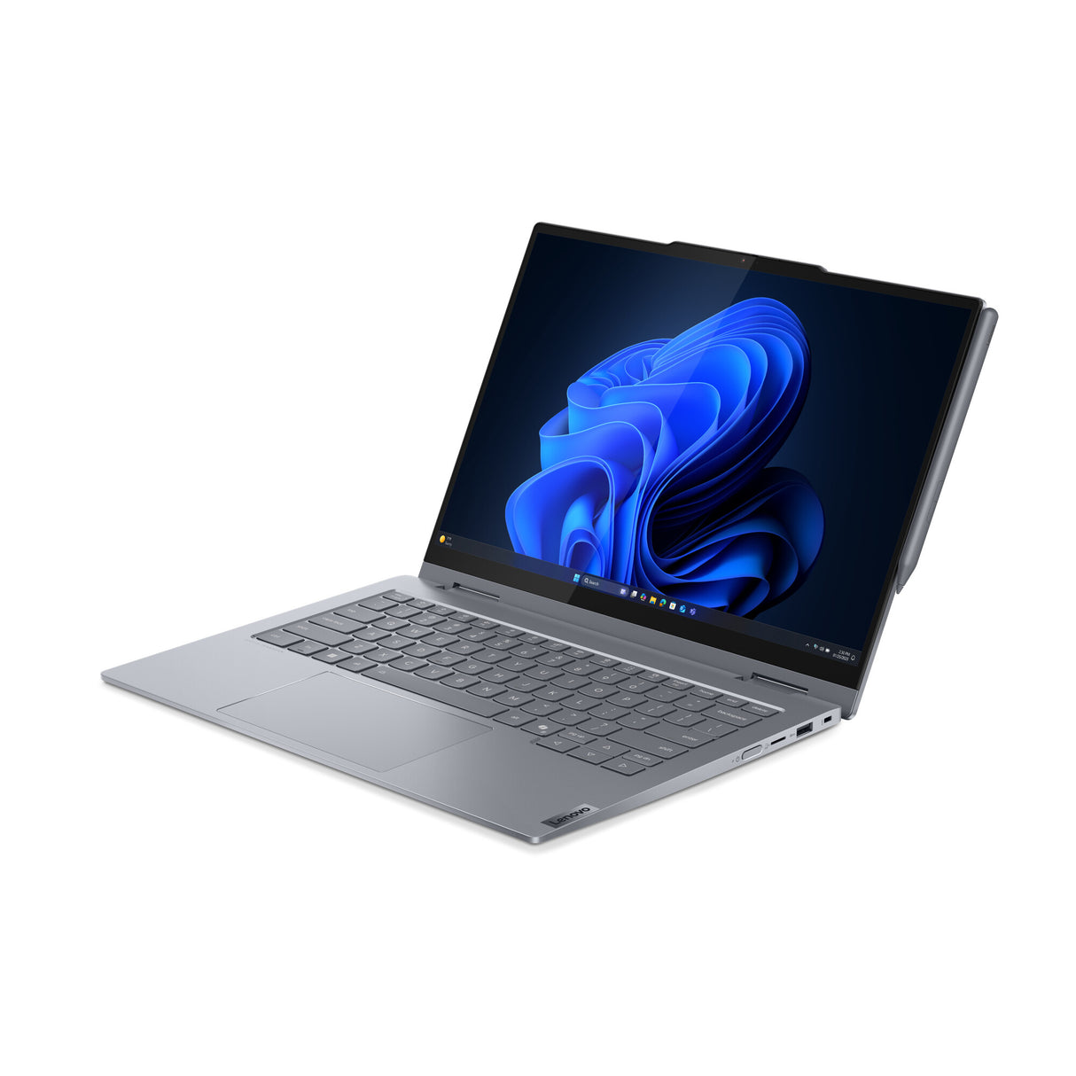 Lenovo ThinkBook 14 2-in-1 G5 IAU Intel Core Ultra 5 225U Hybrid (2-i-1) 35,6 cm (14") Berøringsskærm WUXGA 16 GB DDR5-SDRAM 512 GB SSD Wi-Fi 6E (802.11ax) Windows 11 Pro US International Grå