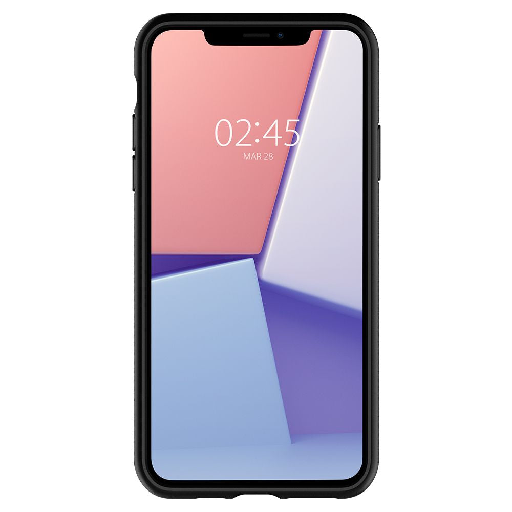 Spigen Liquid Air iPhone 11 Case - Matte sort