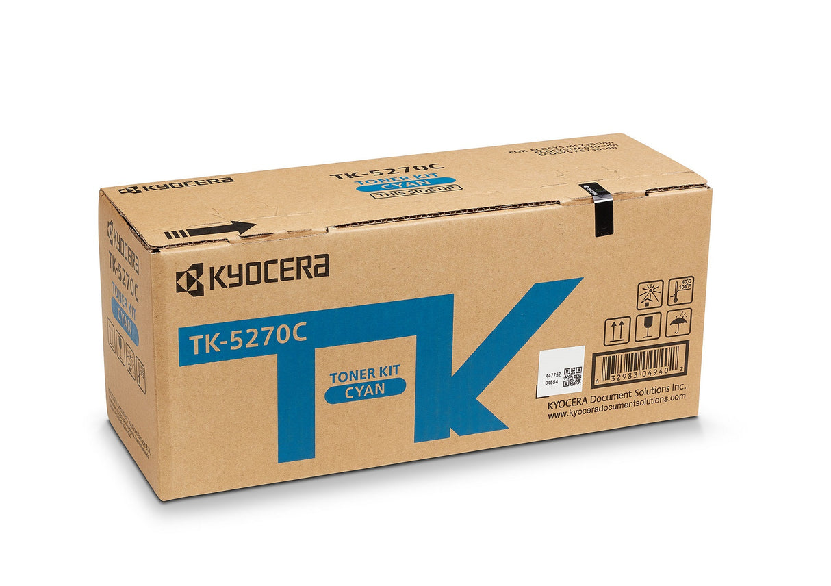 KYOCERA TK-5270C tonerpatron 1 stk Original Blå