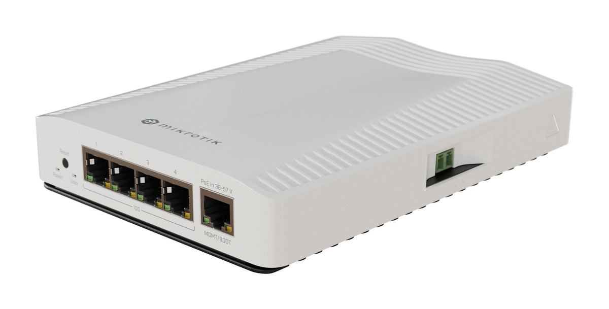 Mikrotik CRS304-4XG-IN netværksswitch 10G Ethernet (100/1000/10000) Strøm over Ethernet (PoE) Hvid