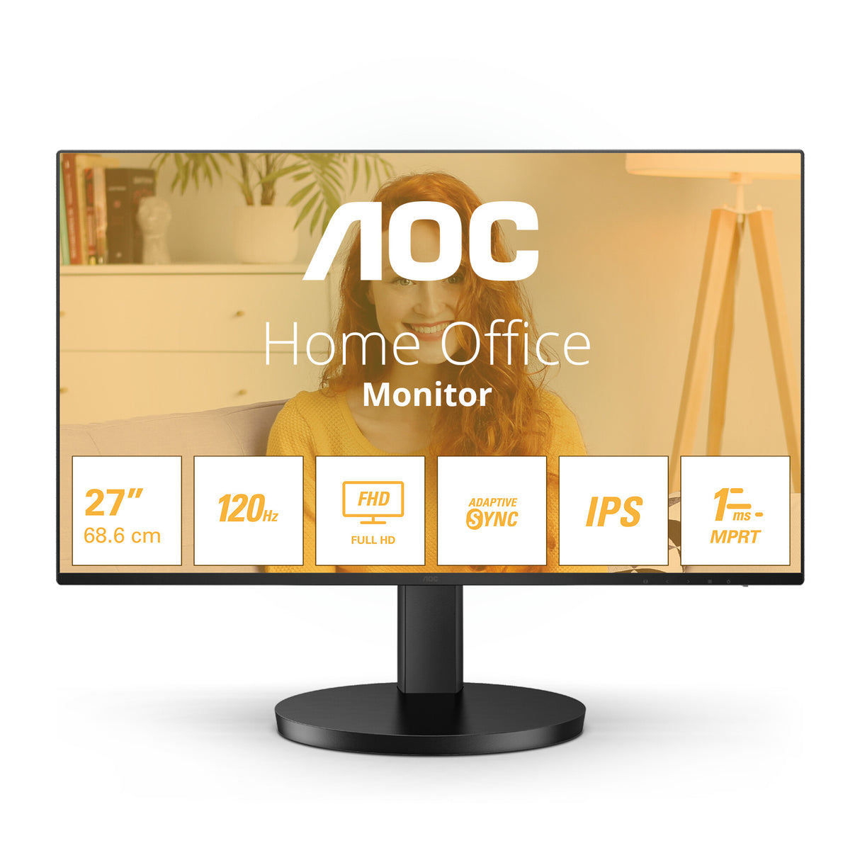 AOC B3 27B3HA2 computerskærm 68,6 cm (27") 1920 x 1080 pixel Fuld HD LED Sort