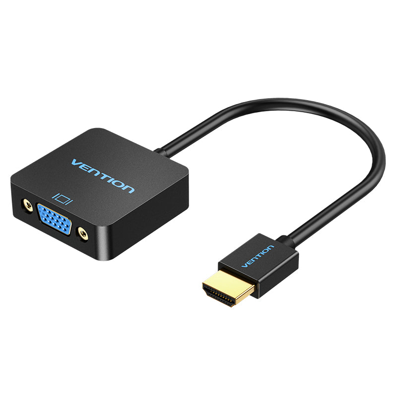 Vention ACPBB videokabel adapter 0,15 m HDMI Type A (Standard) VGA (D-Sub) Grå