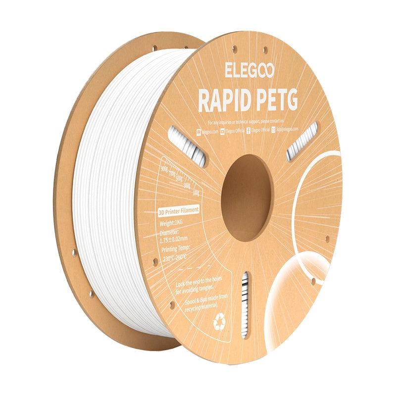 ELEGOO Rapid PETG Filament (hvid)