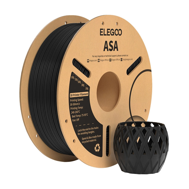 ELEGOO ASA Filament (sort)