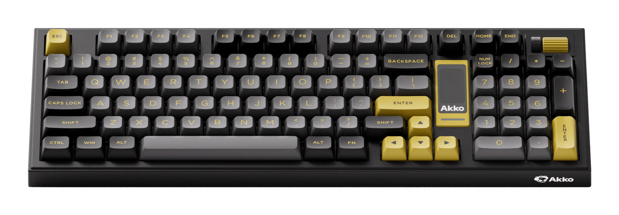 Akko 5098B tastatur Spil USB + RF Wireless + Bluetooth QWERTY US engelsk Sort