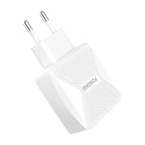 GaN Foneng EU50 oplader, 35W 2x USB-C til Type-C til Lightning (hvid)