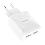 GaN Foneng EU50 oplader, 35W 2x USB-C til Type-C til Lightning (hvid)