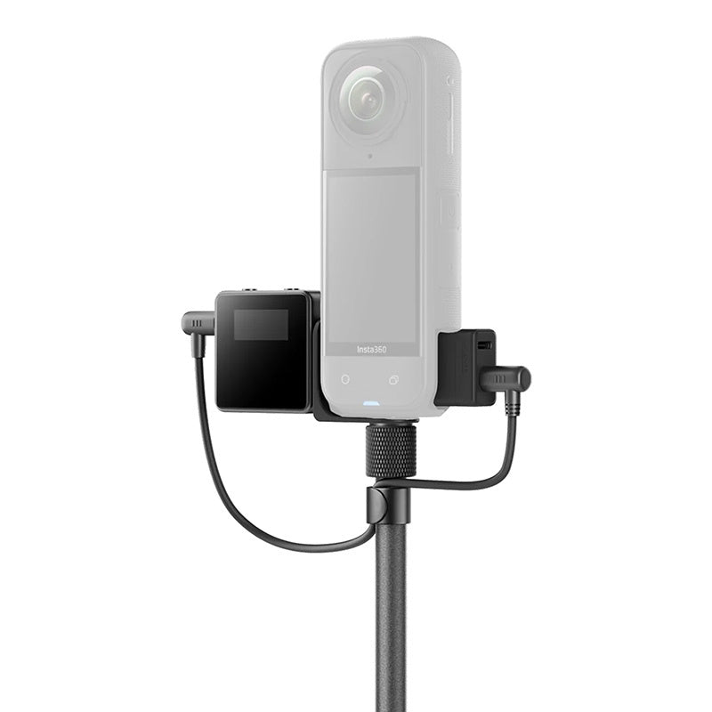 Mikrofon Mount til Insta360 X5 usynlig Mic Cold Shoe (RODE Mic)