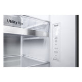 LG InstaView GSXV90BSAE side-by-side køle-fryseskab Fritstående 635 L Rustfrit stål