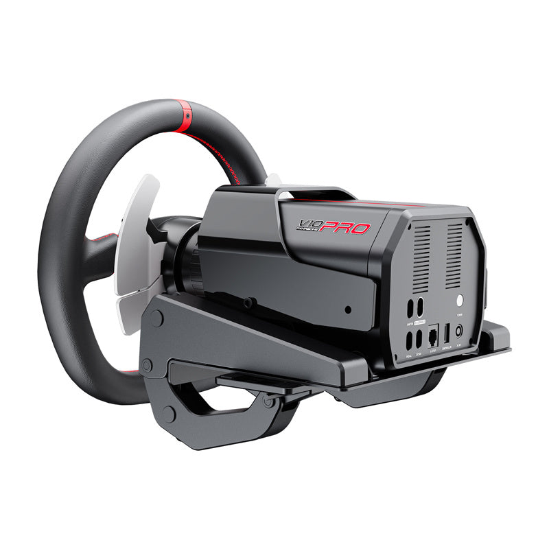 PXN-V10 Pro gaming set - rattet + pedaler + monteringsklemmer (PC / PS4 / Xbox One / Xbox Series X eller XS)