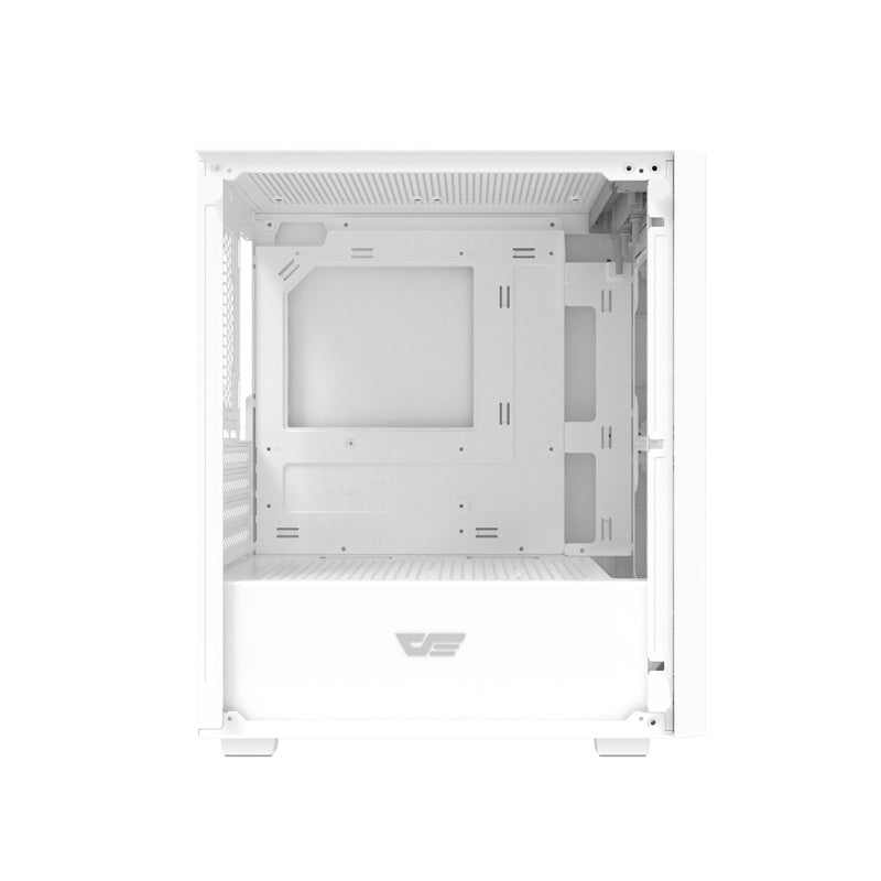 Darkflash M305-computerhylster uden vifter (hvid)
