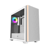 Darkflash DS900WS computerkasse (hvid) + 4 ARGB-ventilatorer