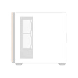 Darkflash DS900WS computerkasse (hvid) + 4 ARGB-ventilatorer