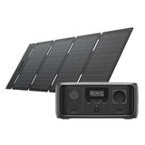 Pakke: Power Station EcoFlow RIVER 3 UPS + Solpanel 45W USB-C