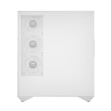 Darkflash DY460 computercase (hvid) + 4 ARGB-ventilatorer