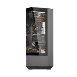 Darkflash DY460 computerkasse (sort) + 4 ARGB-ventilatorer