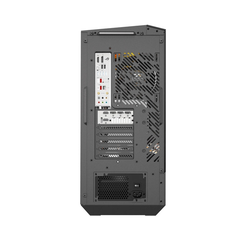 Darkflash DY460 computerkasse (sort) + 4 ARGB-ventilatorer
