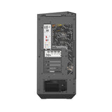 Darkflash DY460 computerkasse (sort) + 4 ARGB-ventilatorer