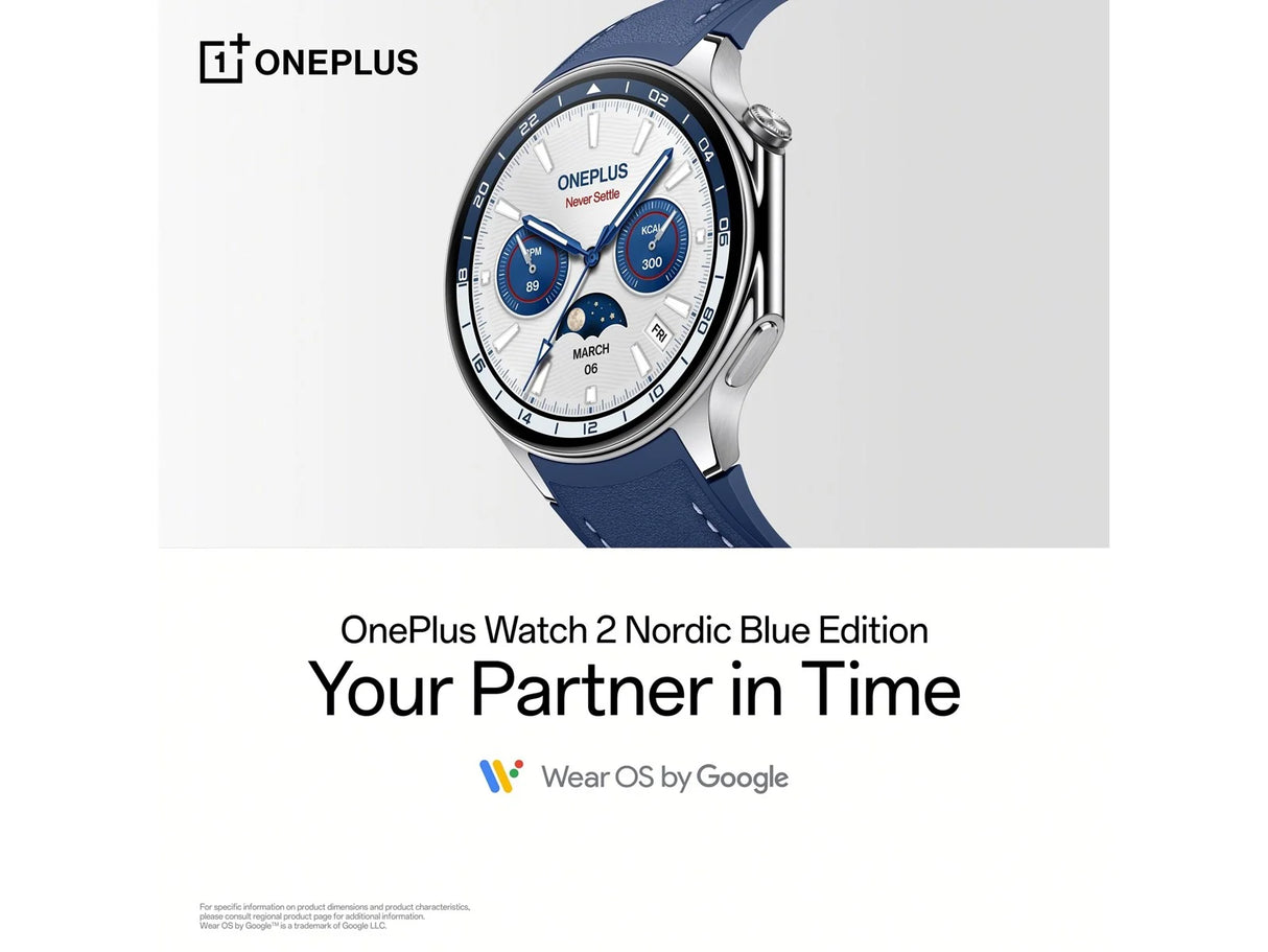 OnePlus Watch 2 - Nordic Blue Edition