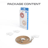 prio Universal Telefonsnor 0,7m regnbuefarvet mix