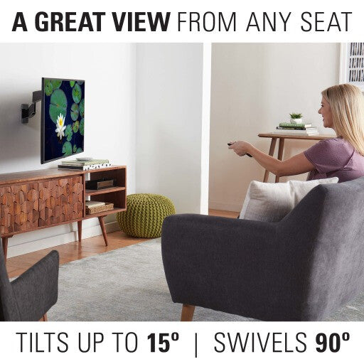 SANUS VSF716-B2 tv-beslag 109,2 cm (43") Sort