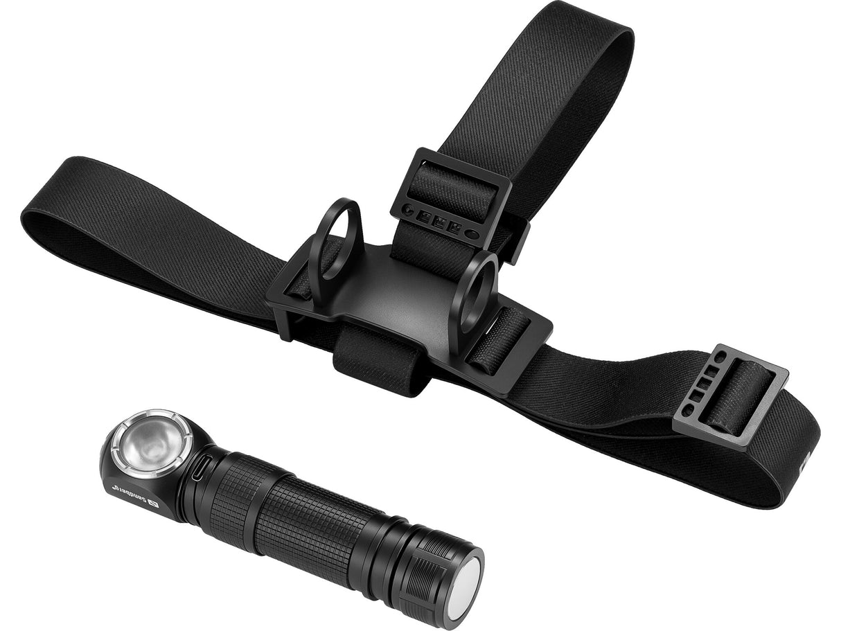 Sandberg 421-36 lommelygte Sort Hovedbånd lommelygte LED