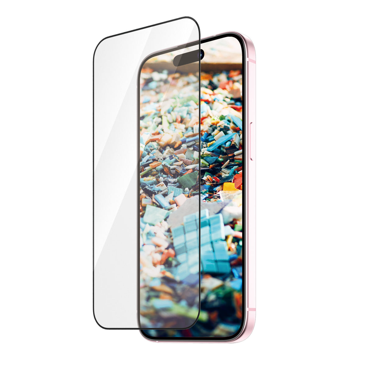 PanzerGlass ® Re:fresh Skærmbeskyttelse iPhone 15 | Ultra-Wide Fit m. EasyAligner