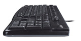 Logitech Keyboard K120 for Business tastatur Kontor USB QWERTY US International Sort