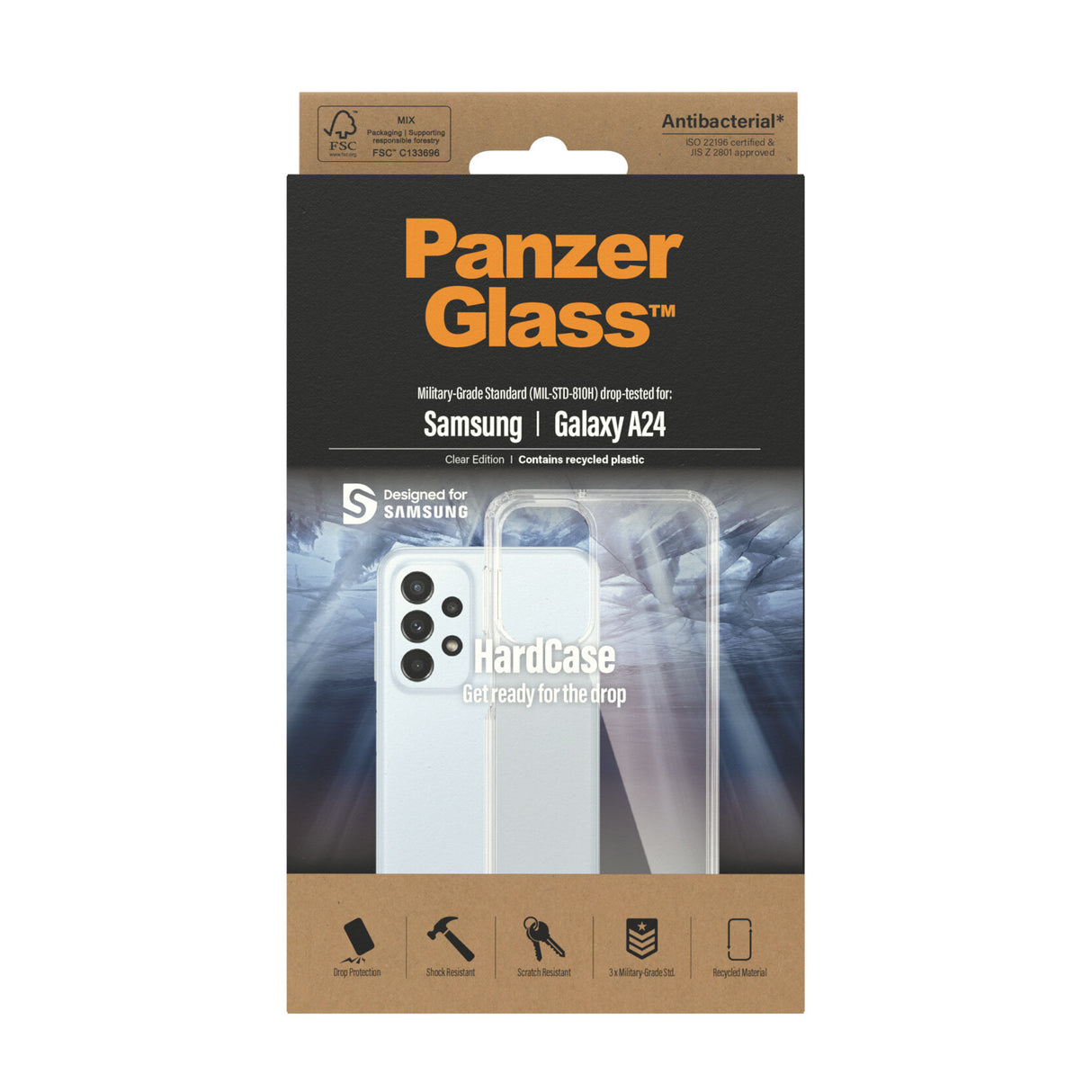 PanzerGlass ® HardCase Transparent Samsung Galaxy A24