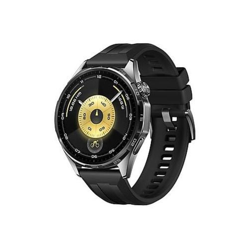 Huawei Watch GT6 46mm med Fluoroelastomer Strap Black EU