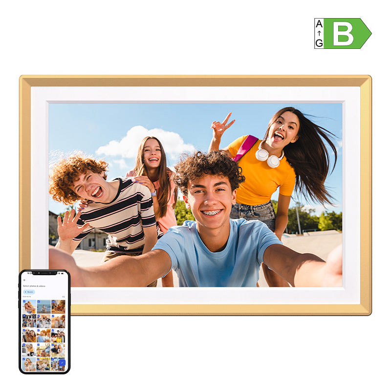 Digital fotoramme Arzopa D14 Golden (guld)