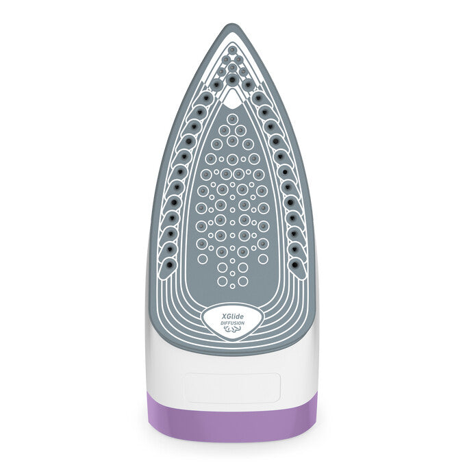 Tefal FV2836 Tør & dampstrygejern Keramisk strygesål 2400 W Lilla, Hvid