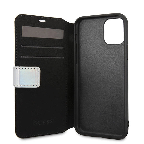 Guess GUFLBKN58BLD iPhone 11 Pro sølv/sølv bog Iridescent