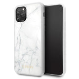 Guess GUHCN58HYMAWH iPhone 11 Pro biały/hvid Marmor