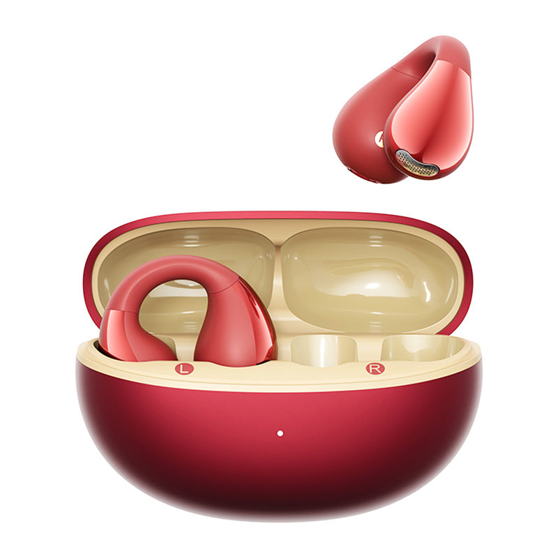 QCY Crossky Clip C30S hovedtelefoner (rød)