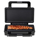 Adler AD 3073 sandwichtoaster 1400 W Sort, Sølv
