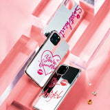 Kingxbar Angel spejlhus dekoreret med originale Swarovski krystaller iPhone 11 Pro Max gennemsigtig