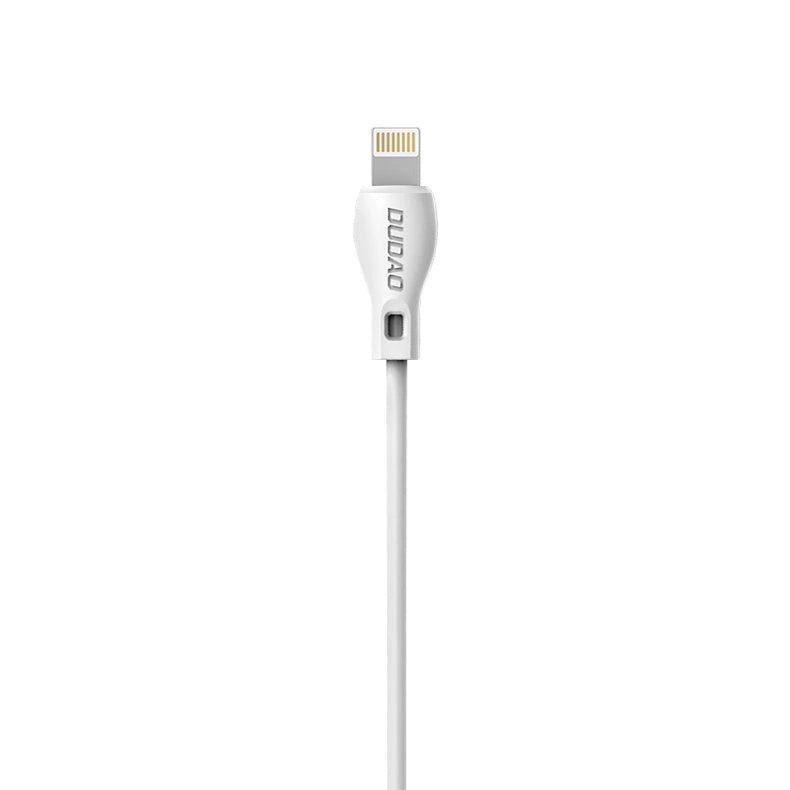 Dudao kabel USB / Lightning kabel 2.4A 1m hvid (L4L 1m hvid)