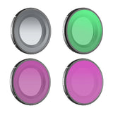 Sæt med 4 Sunnylife MCUV + CPL + ND32 + ND64-filtre til Osmo Nano