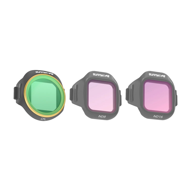 Sæt med 3 Sunnylife CPL + ND8 + ND16-filtre til MINI 5 Pro