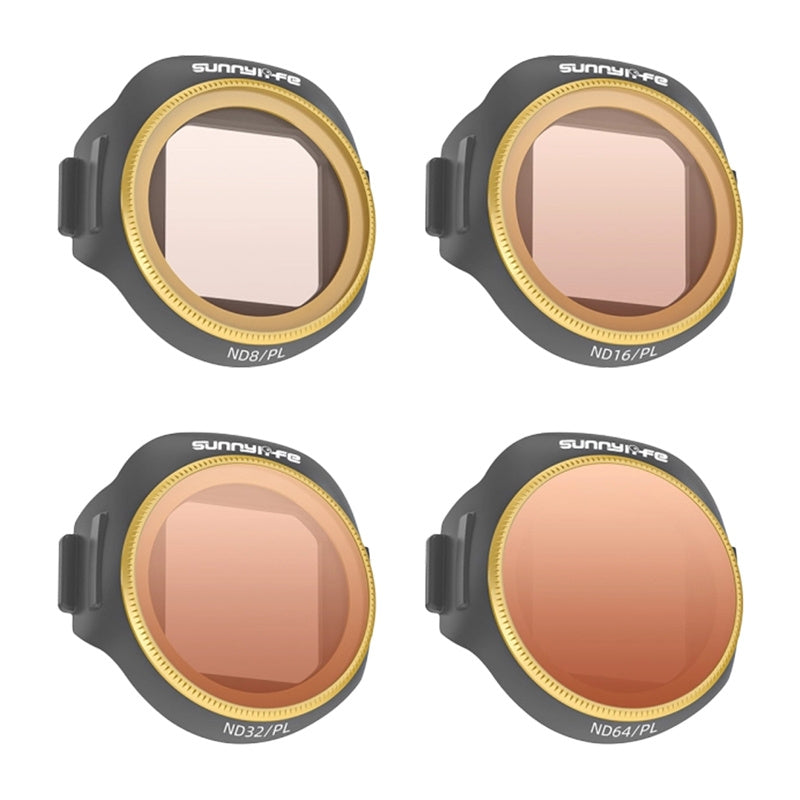 Sæt med 4 Sunnylife ND8/PL + ND16/PL + ND32/PL + ND64/PL-filtre til MINI 5 Pro