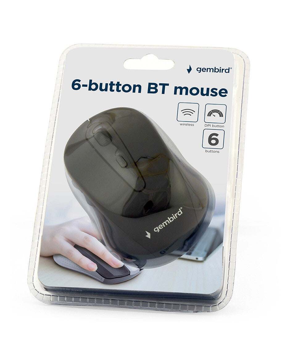 Gembird MUSWB2 mus Kontor Højre hånd Bluetooth Optisk 1600 dpi