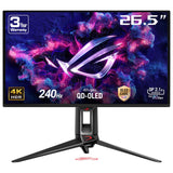 ASUS ROG Swift OLED PG27UCDM computerskærm 67,3 cm (26.5") 3840 x 2160 pixel 4K Ultra HD QD-OLED Sort